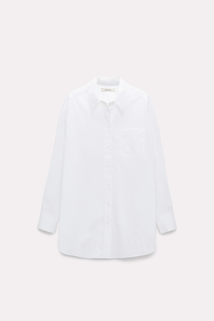 Dorothee Schumacher Blouse with removable bib front pure white