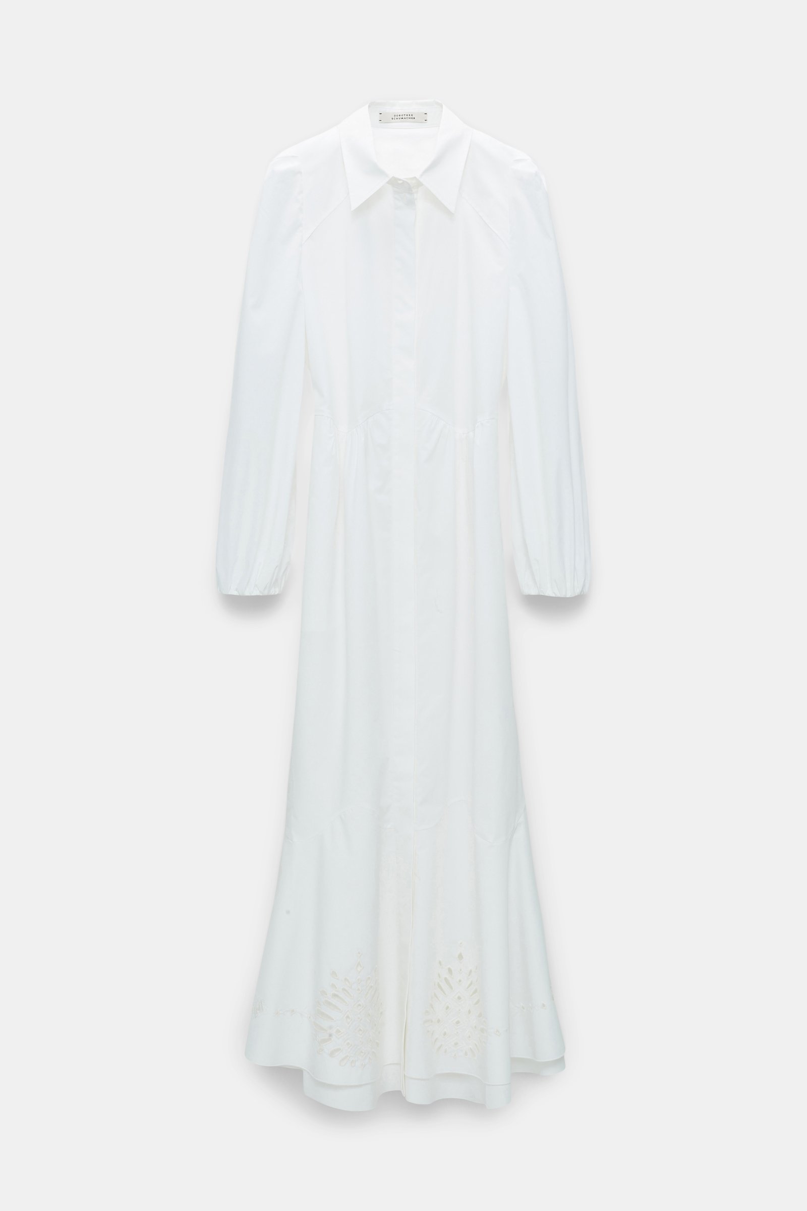 Dorothee Schumacher Cotton poplin shirtdress pure white