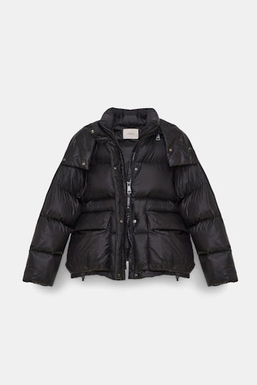 Dorothee Schumacher QUILTED NYLON DOWN JACKET pure black