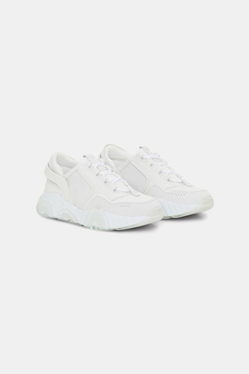Dorothee Schumacher MATERIAL MIX SNEAKERS pure white
