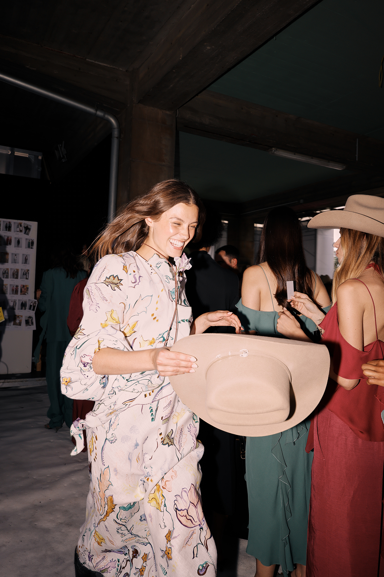 Linendress Flowerprint Spring Summer