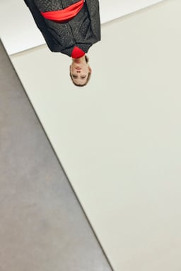 Dorothee Schumacher Embroidered blouson in Punto Milano pure black