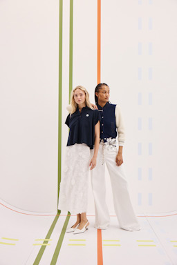 Dorothee Schumacher Bomberjacke aus Alpaka-Mix navy white