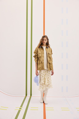 Dorothee Schumacher Field Jacket aus Baumwolle desert