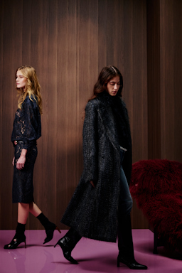 Dorothee Schumacher Mantel aus Mohair-Wollmischung anthra melange
