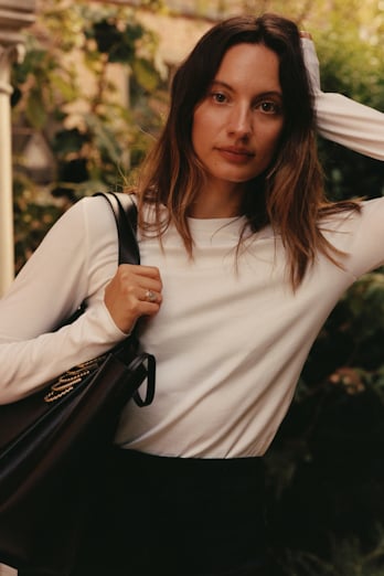 Dorothee Schumacher Langarmshirt camellia white