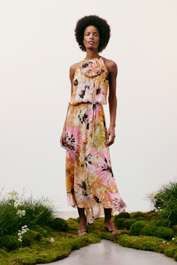 Dorothee Schumacher Signature print viscose georgette midi-dress boho flower print