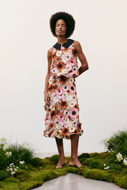 Dorothee Schumacher Midi-skirt with 3D embroidery Multi Flower