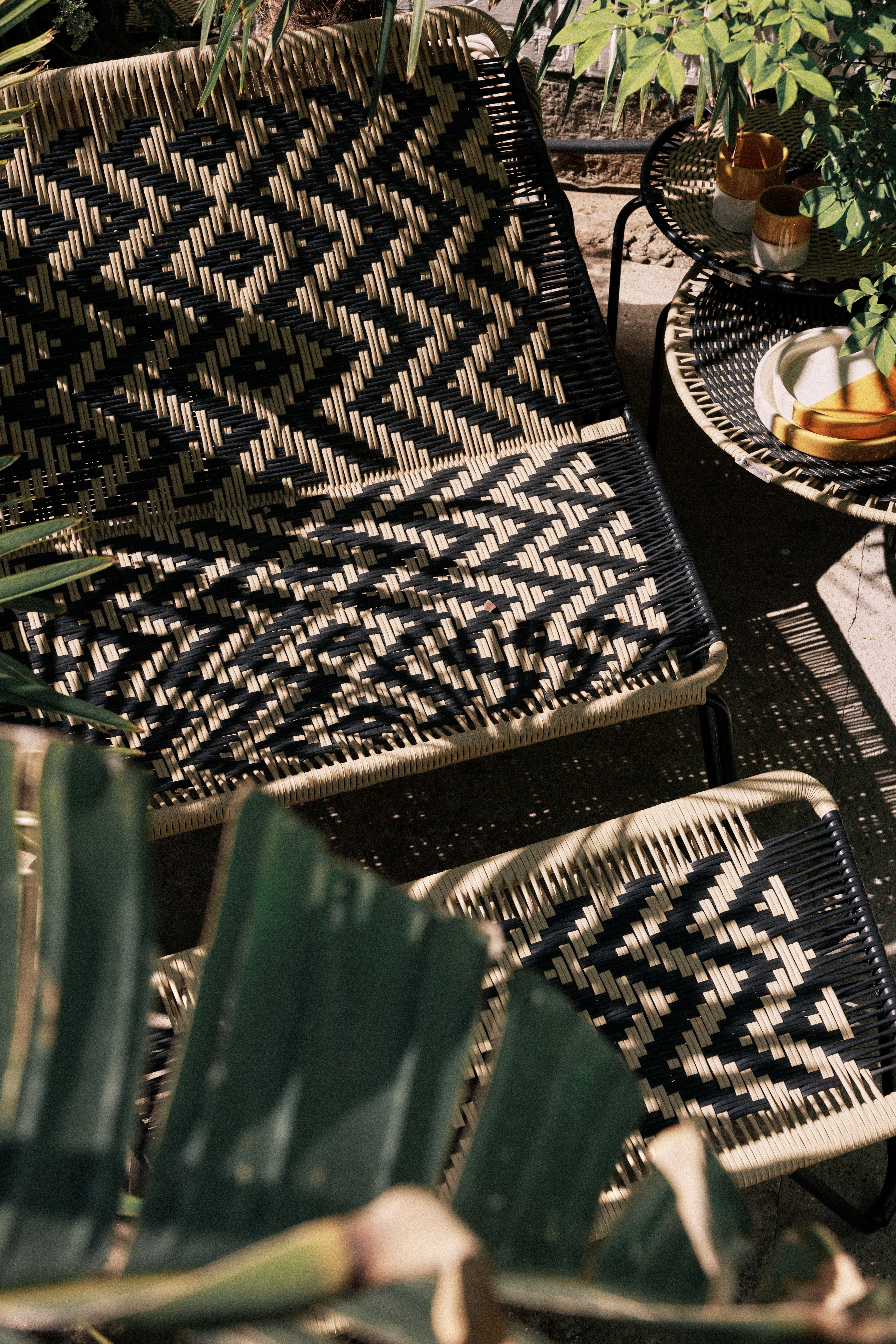 Outdoor Furniture Black Beige