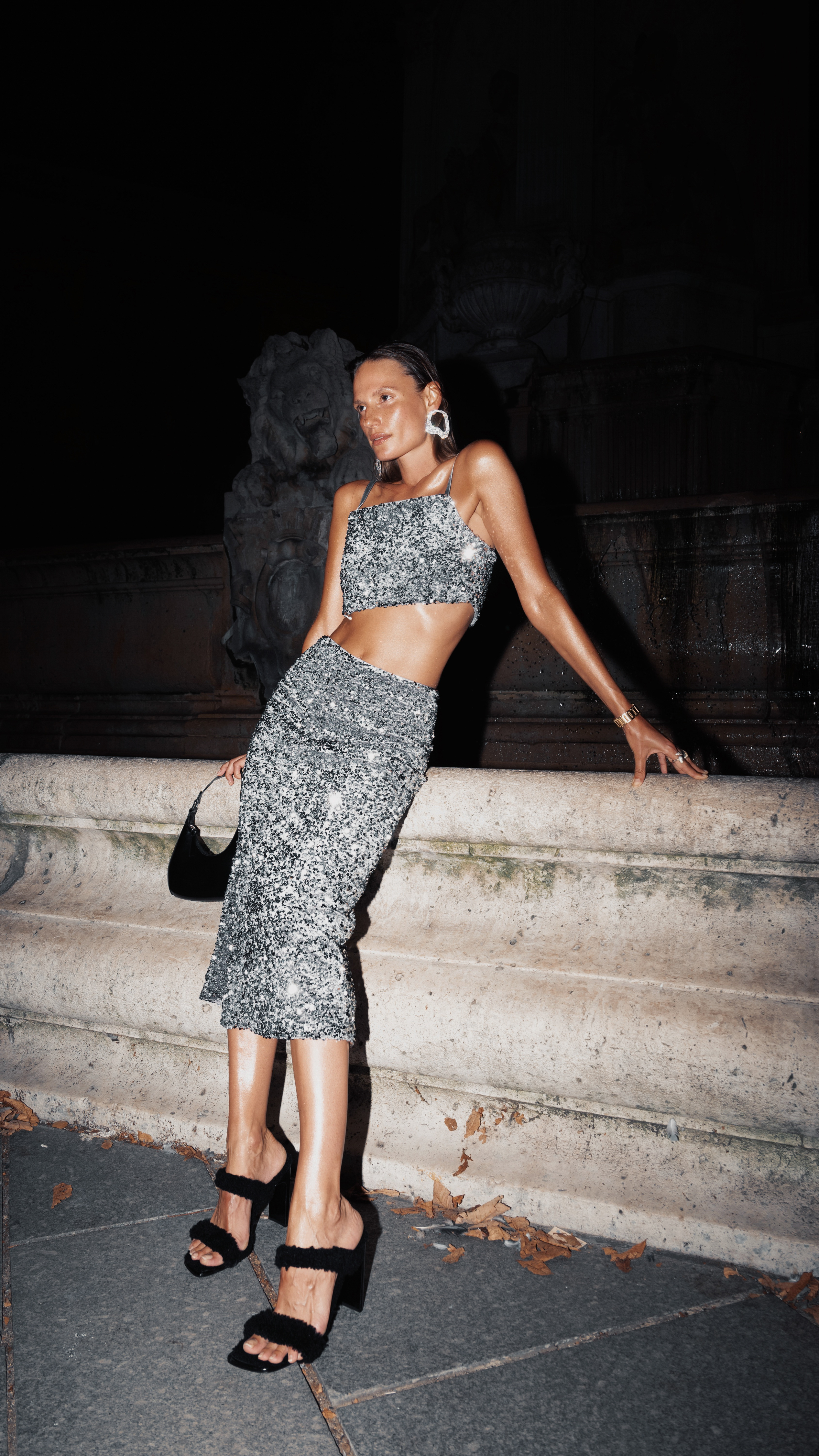 cate underwood in paris at night