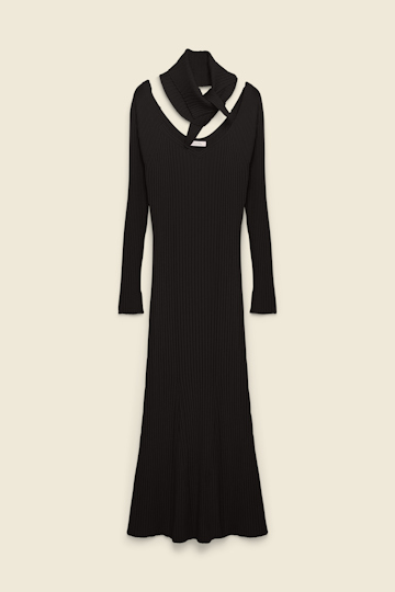 SMOOTH SILHOUETTES dress + scarf