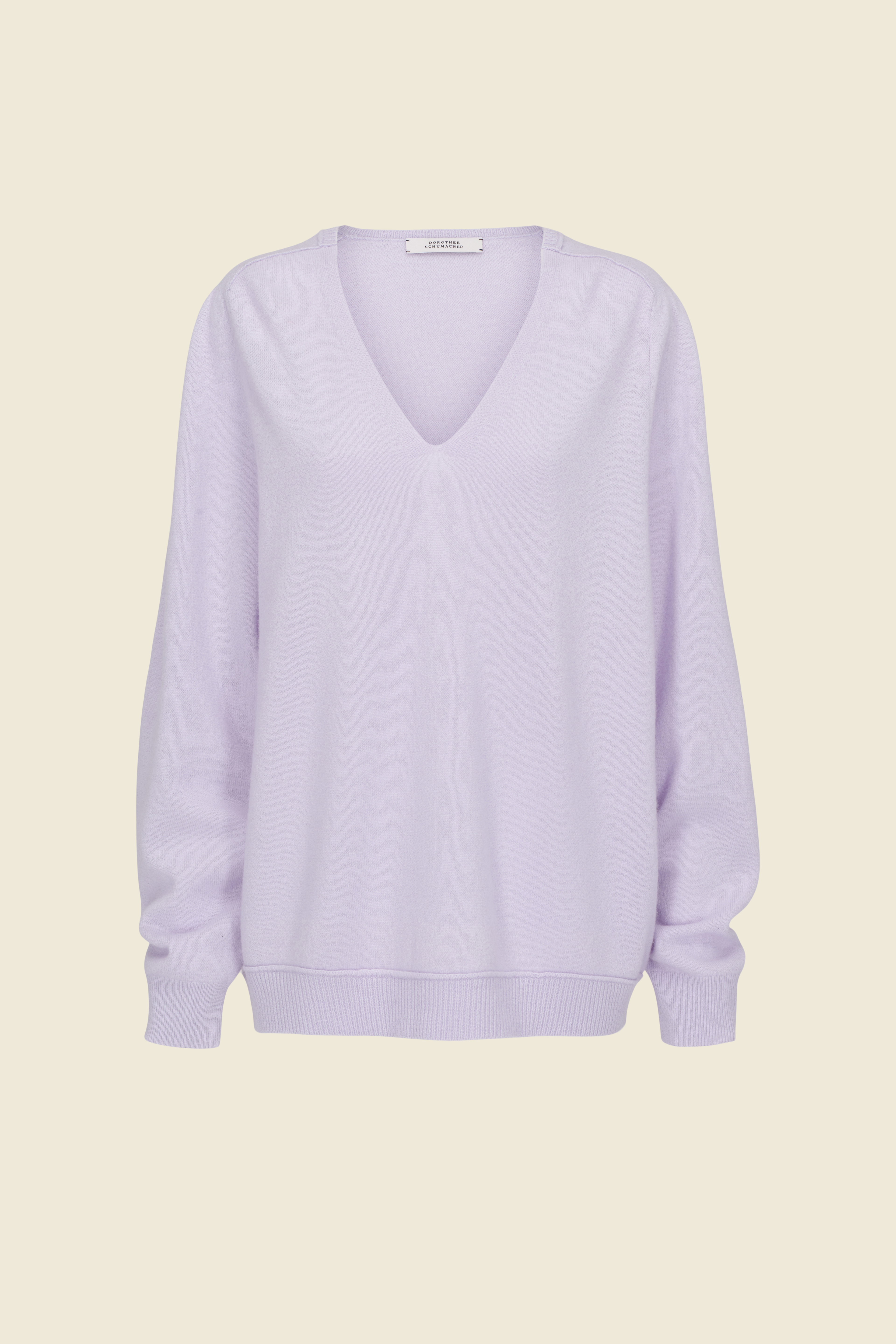 Dorothee Schumacher PULLOVER AUS WOLL-KASCHMIR MIX powder lilac