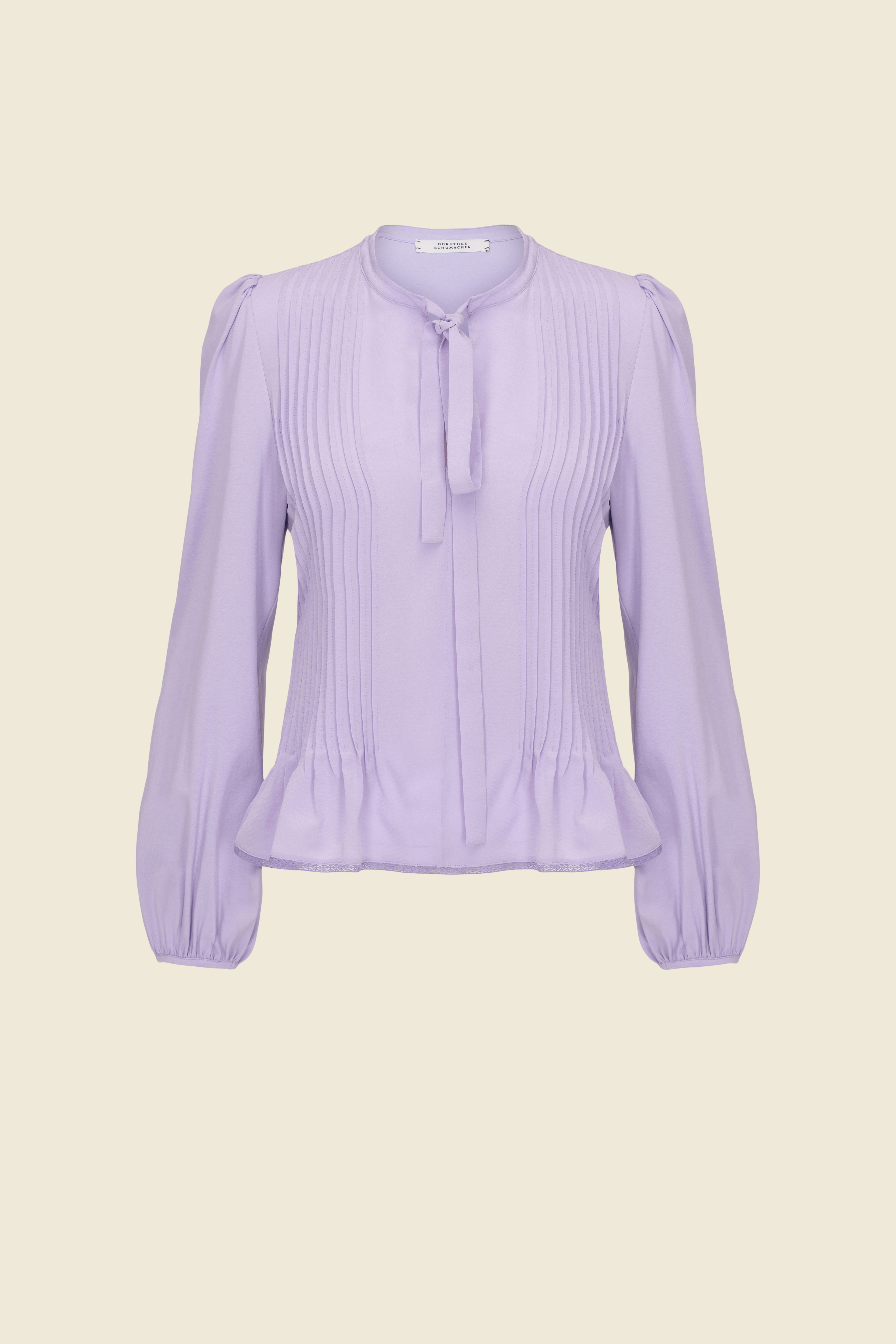 Dorothee Schumacher BLOUSE WITH PINTUCK DETAILING adored lilac