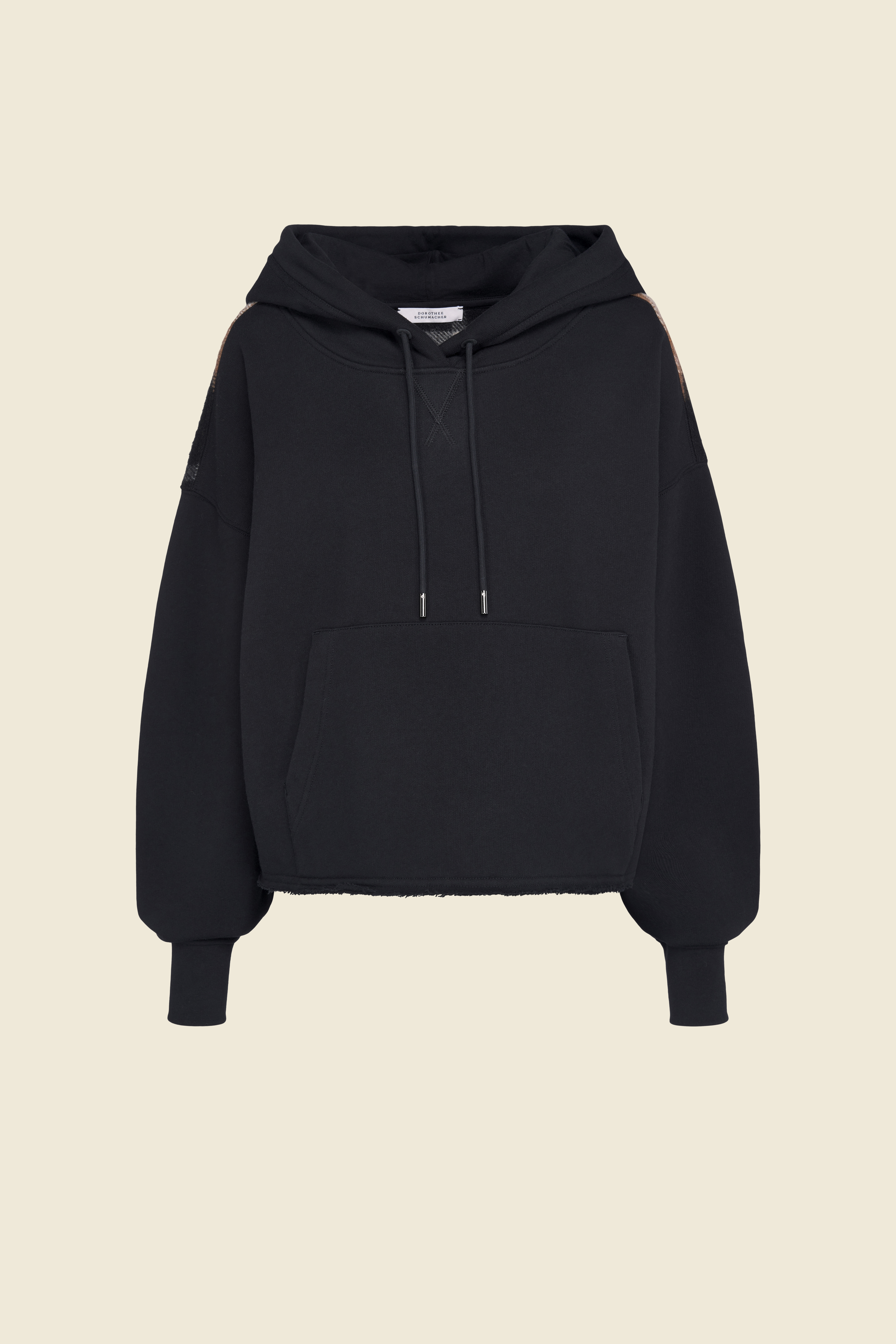 Dorothee Schumacher HOODED SWEATSHIRT pure black