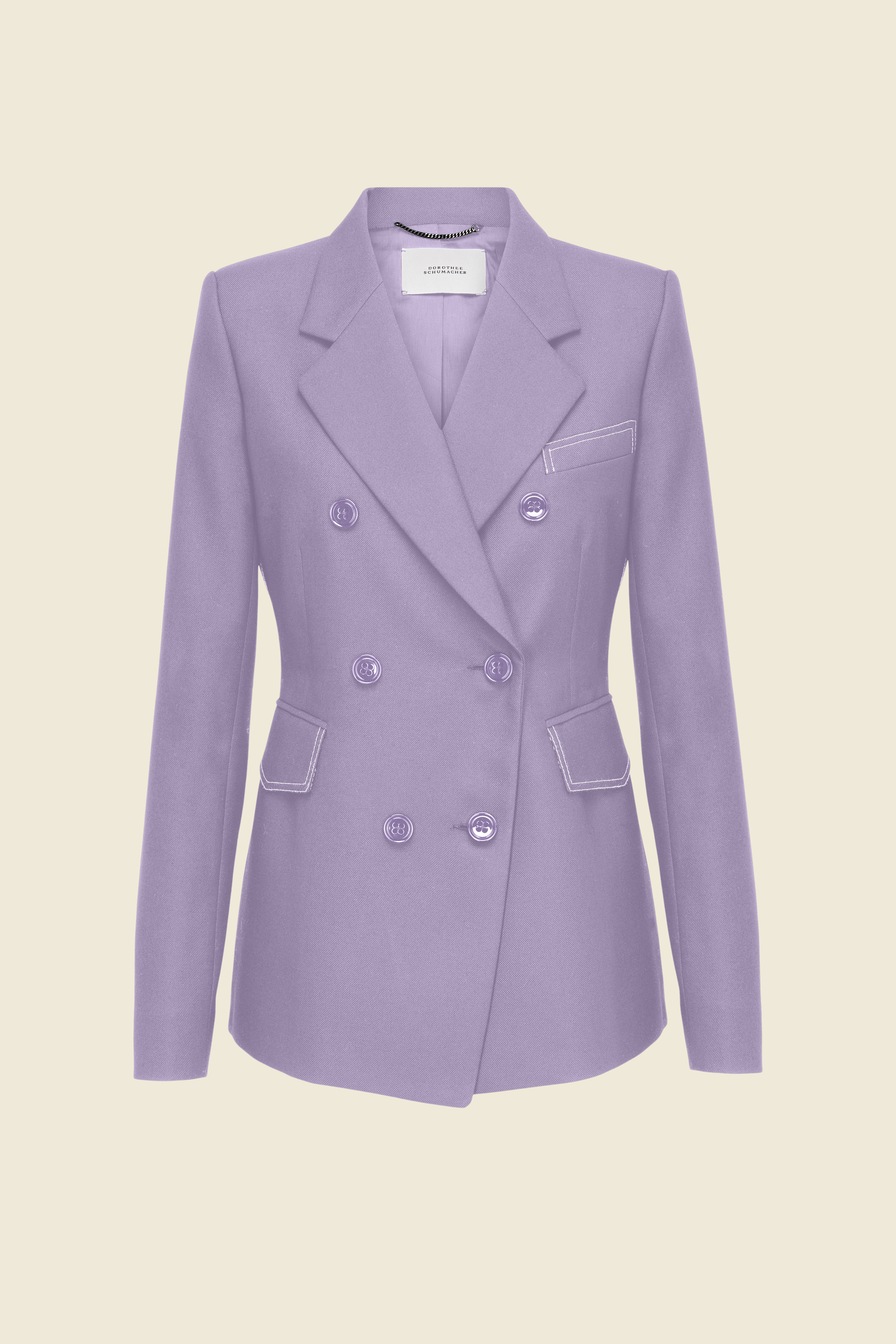 Dorothee Schumacher SLIM TAILORED BLAZER adored lilac