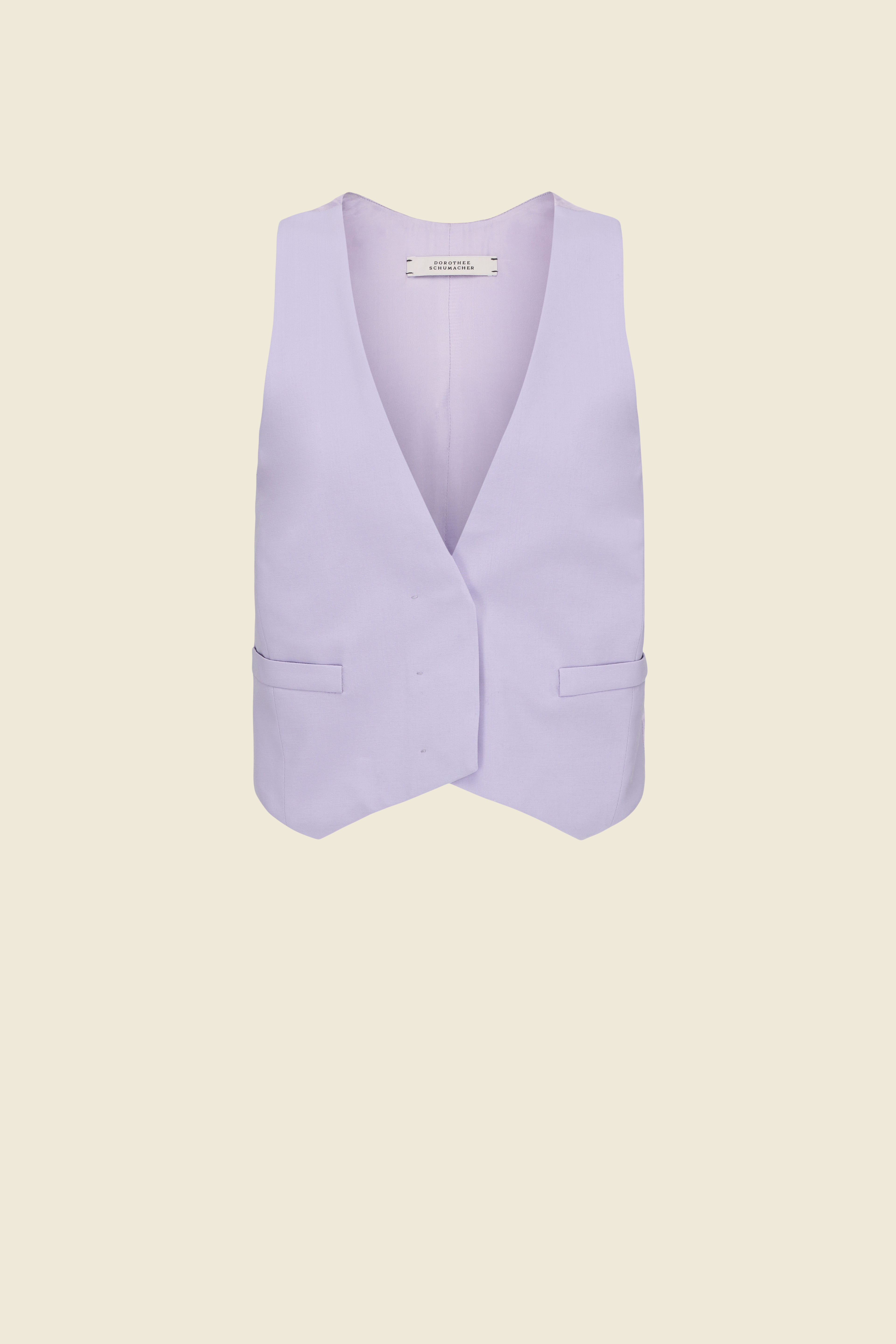 Dorothee Schumacher WESTE MIT BINDEBAND powder lilac
