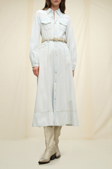 DENIM ROMANCE dress