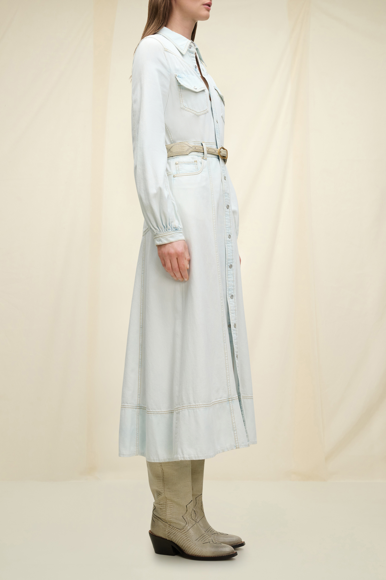 DENIM ROMANCE dress