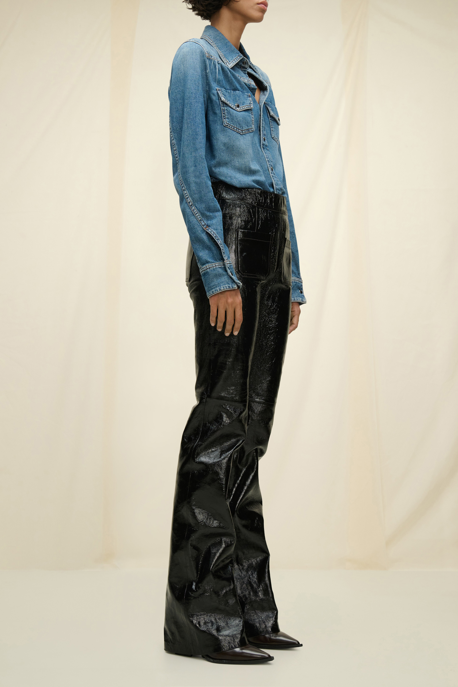 DENIM ROMANCE blouse