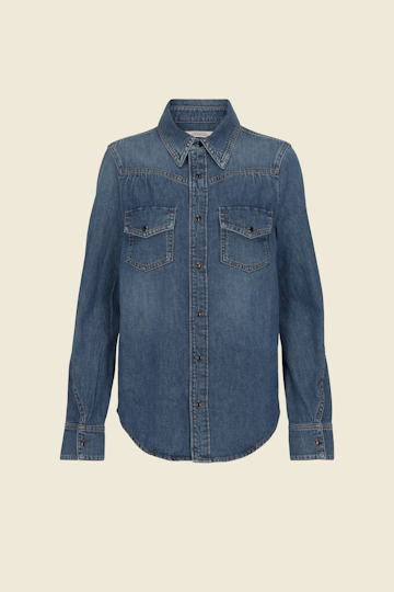 DENIM ROMANCE blouse