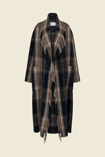 CHECKED COMFORT cape