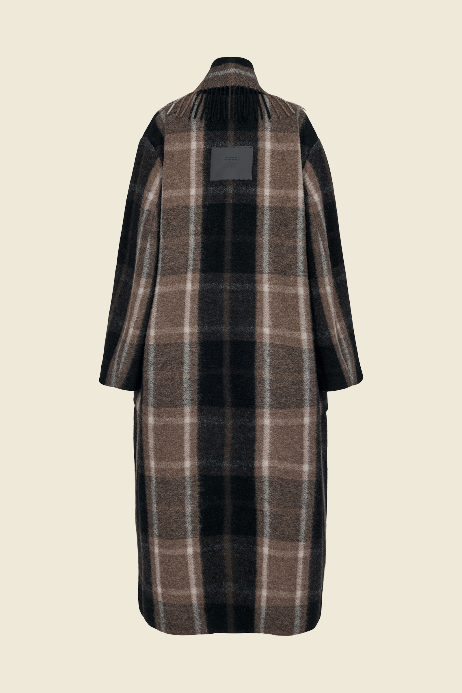 CHECKED COMFORT cape