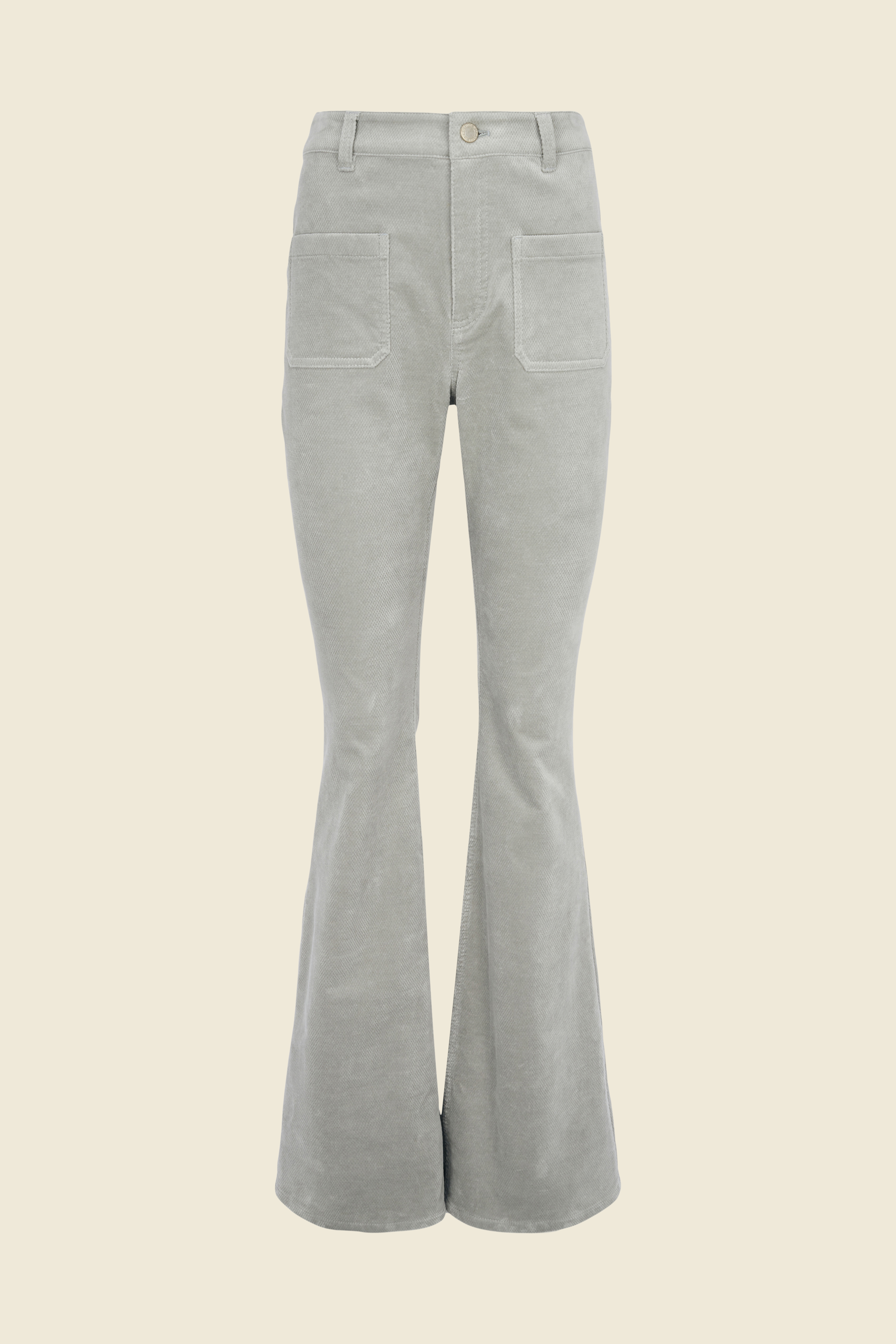 Dorothee Schumacher HOSE AUS SAMT MIT BOOTCUT softened green