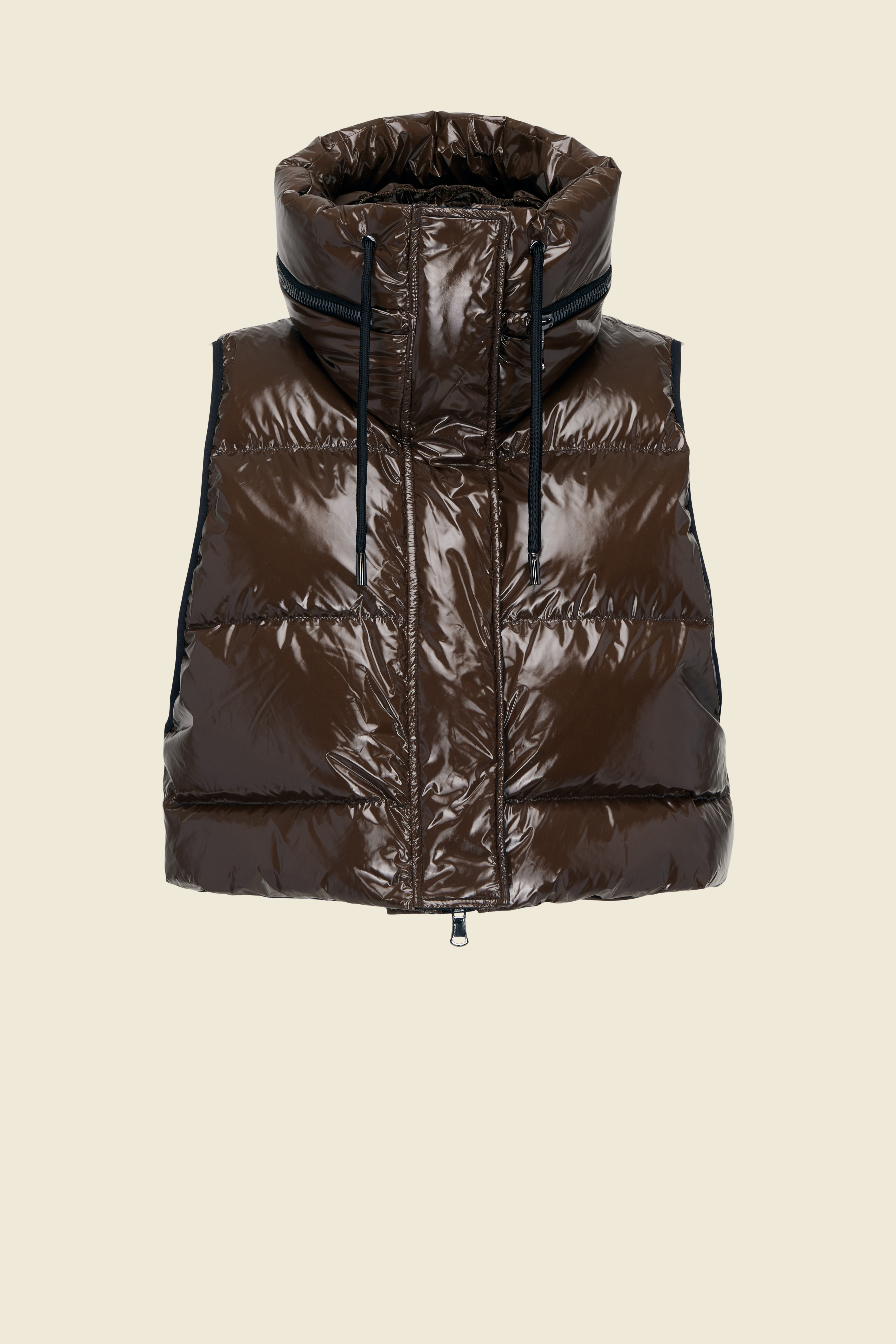 Dorothee Schumacher QUILTED DOWN VEST pecan brown