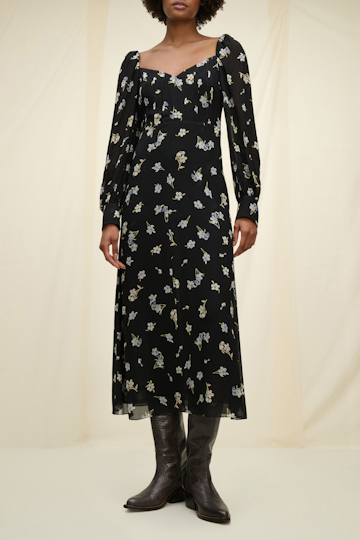 MIDNIGHT BLOSSOM dress