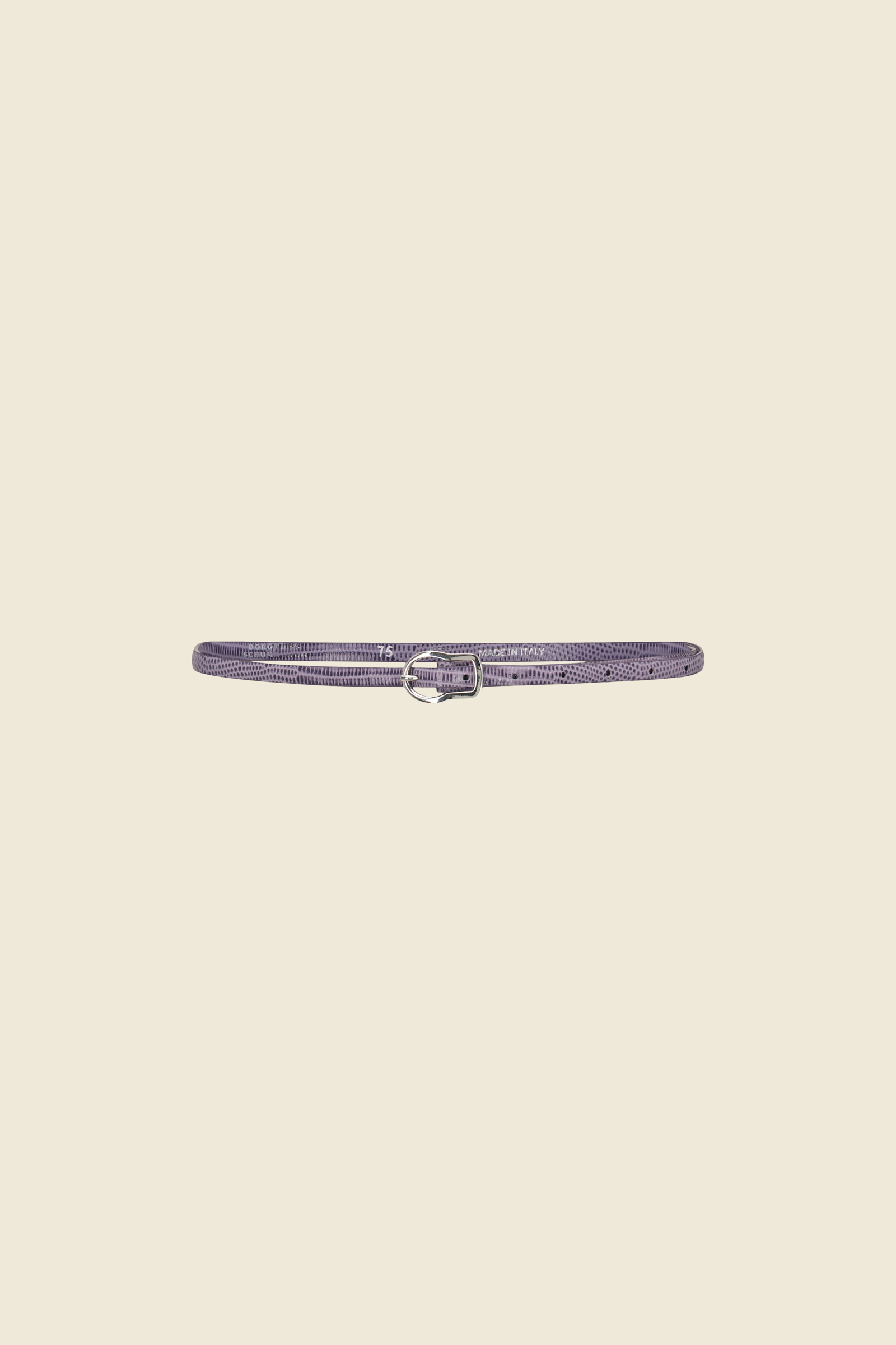 TEXTURED LUXE skinny belt