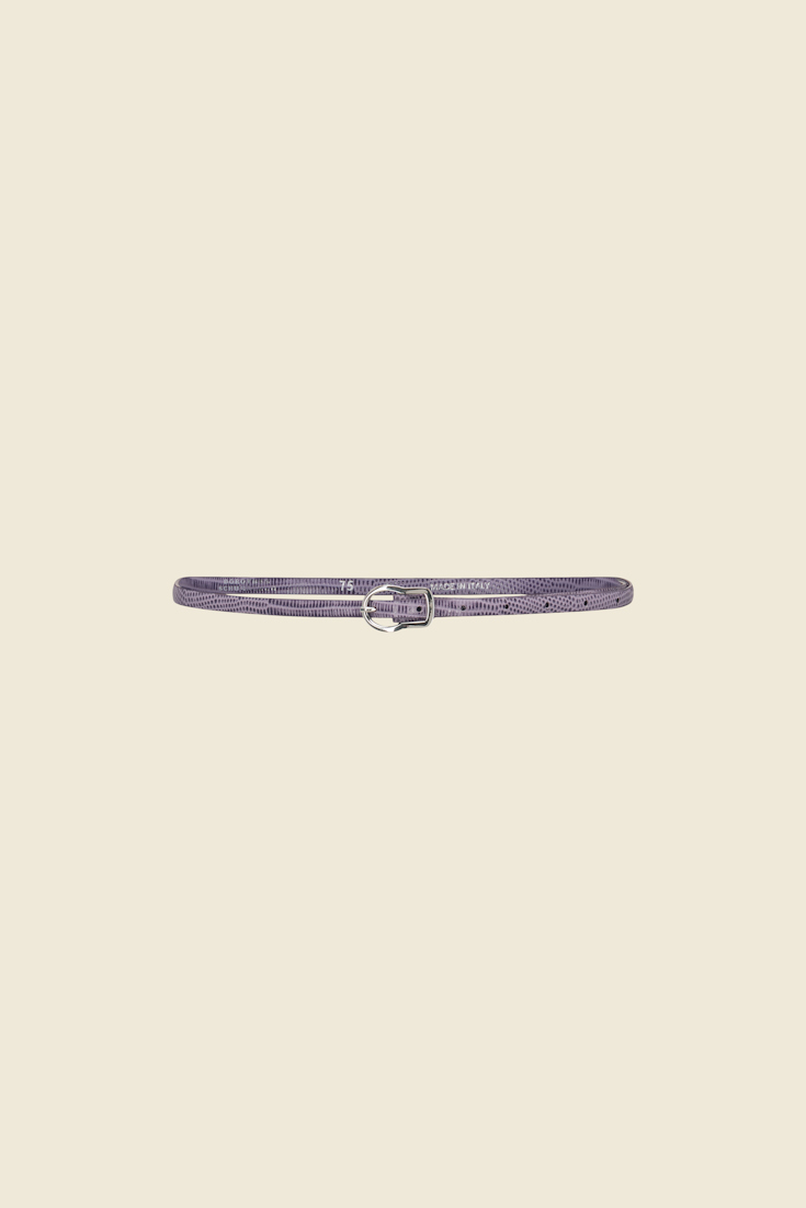 TEXTURED LUXE skinny belt