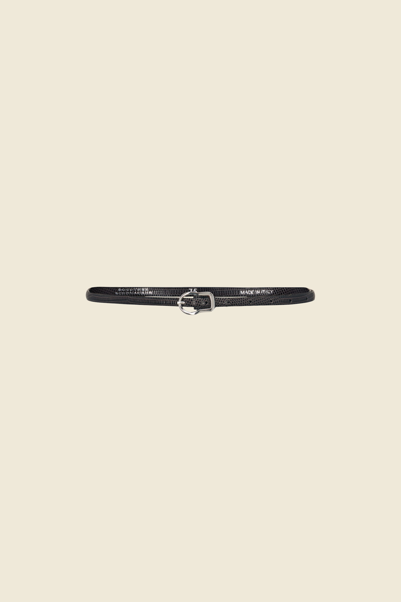 TEXTURED LUXE skinny belt