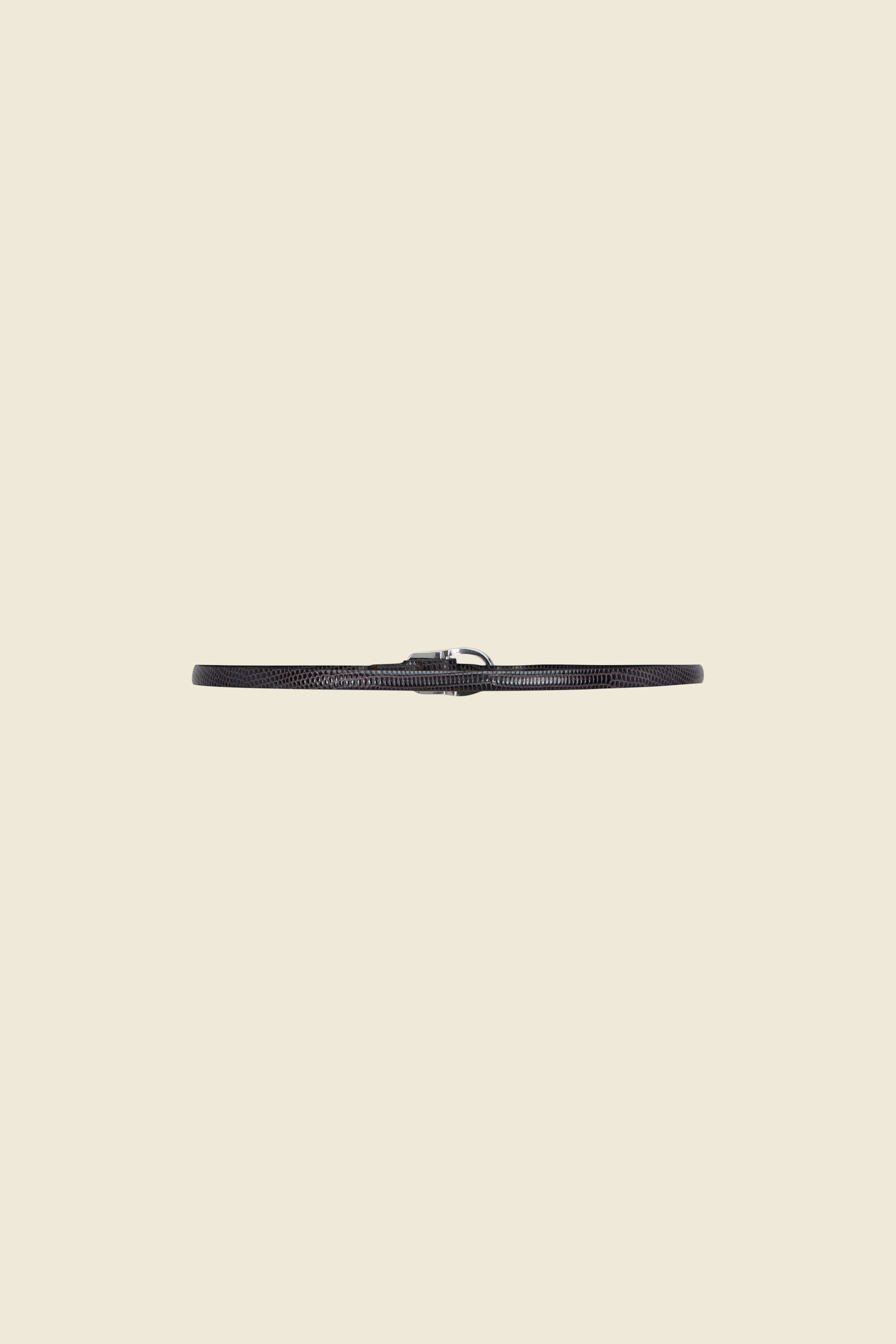 TEXTURED LUXE skinny belt