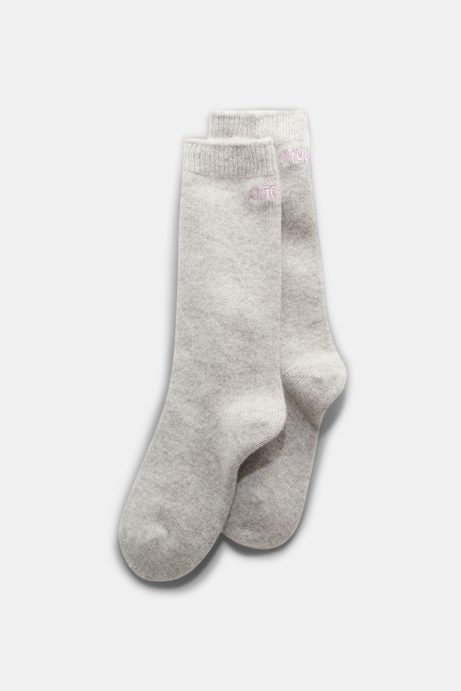 Dorothee Schumacher SOCKEN AUS KASCHMIR light heather grey