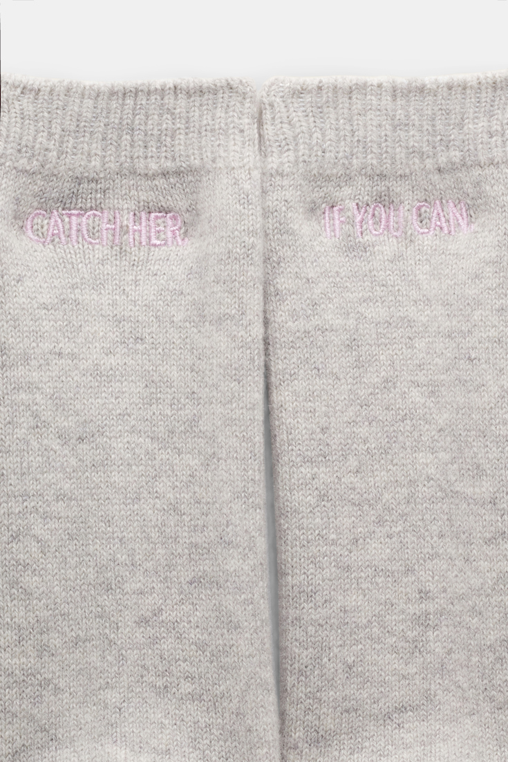 Dorothee Schumacher SOCKEN AUS KASCHMIR light heather grey