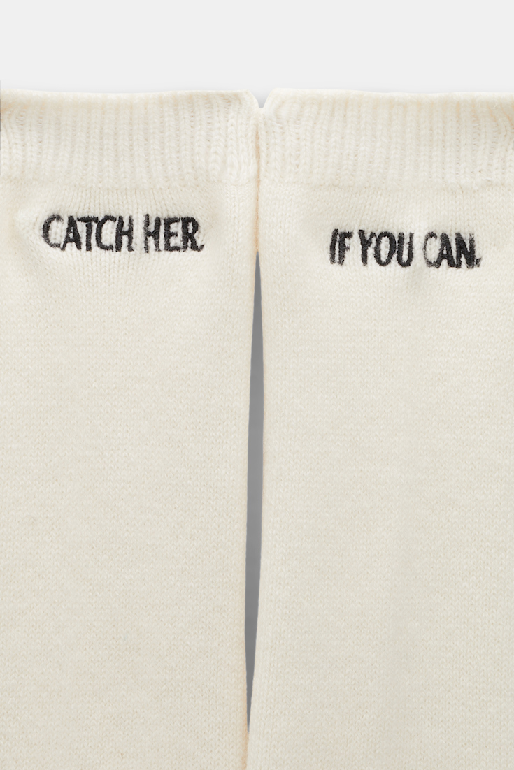 Dorothee Schumacher CASHMERE SOCKS camellia white