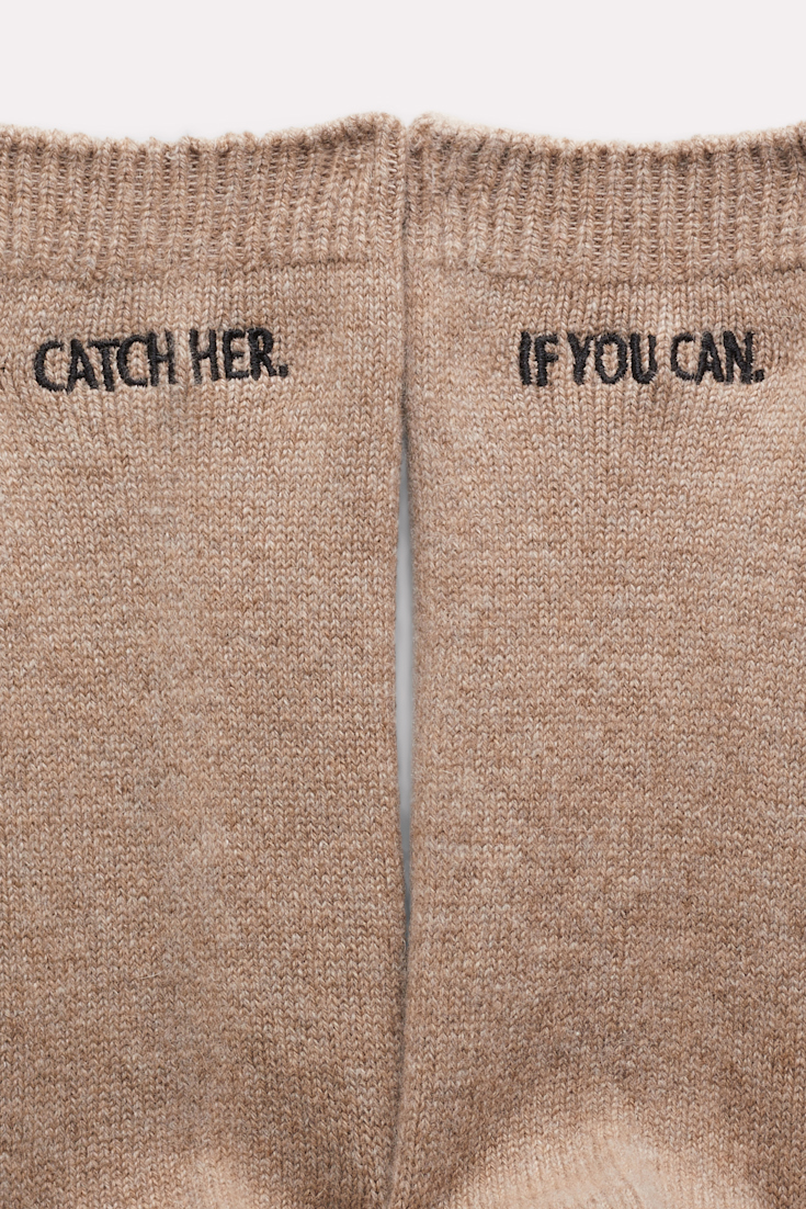 Dorothee Schumacher CASHMERE SOCKS heather biscuit