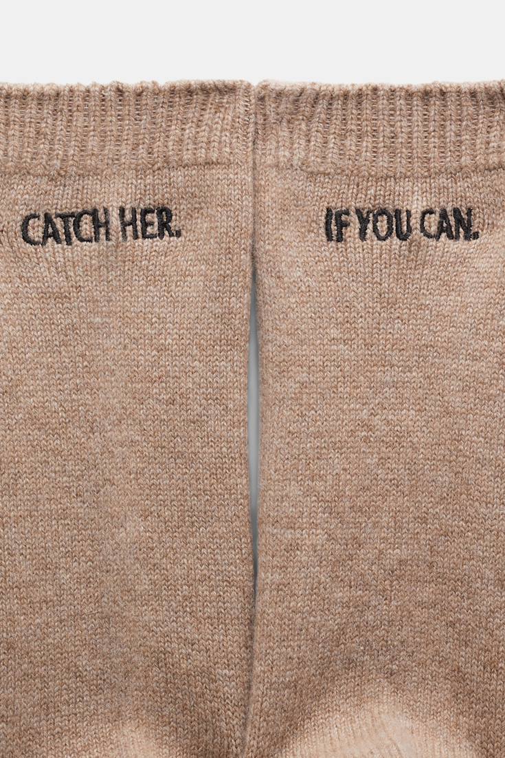 Dorothee Schumacher CASHMERE SOCKS heather biscuit