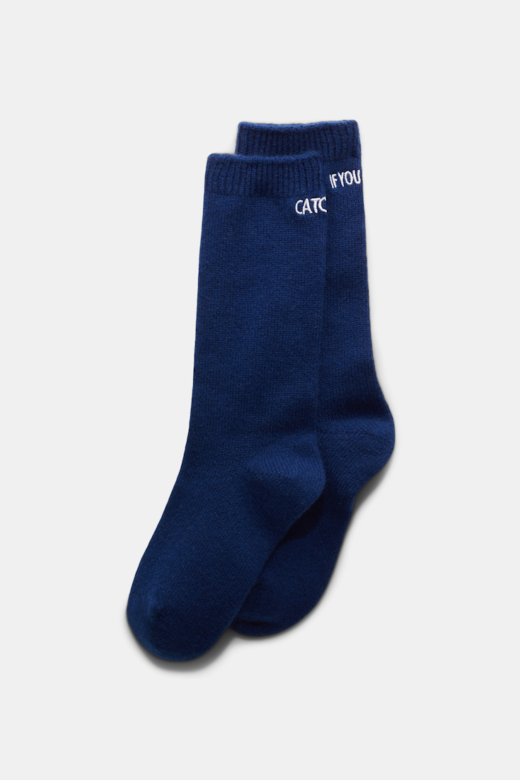Dorothee Schumacher SOCKEN AUS KASCHMIR dark navy