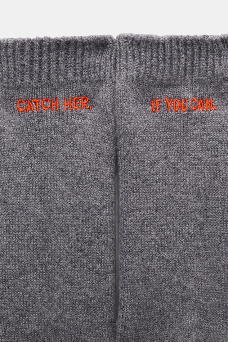 Dorothee Schumacher SOCKEN AUS KASCHMIR heather grey