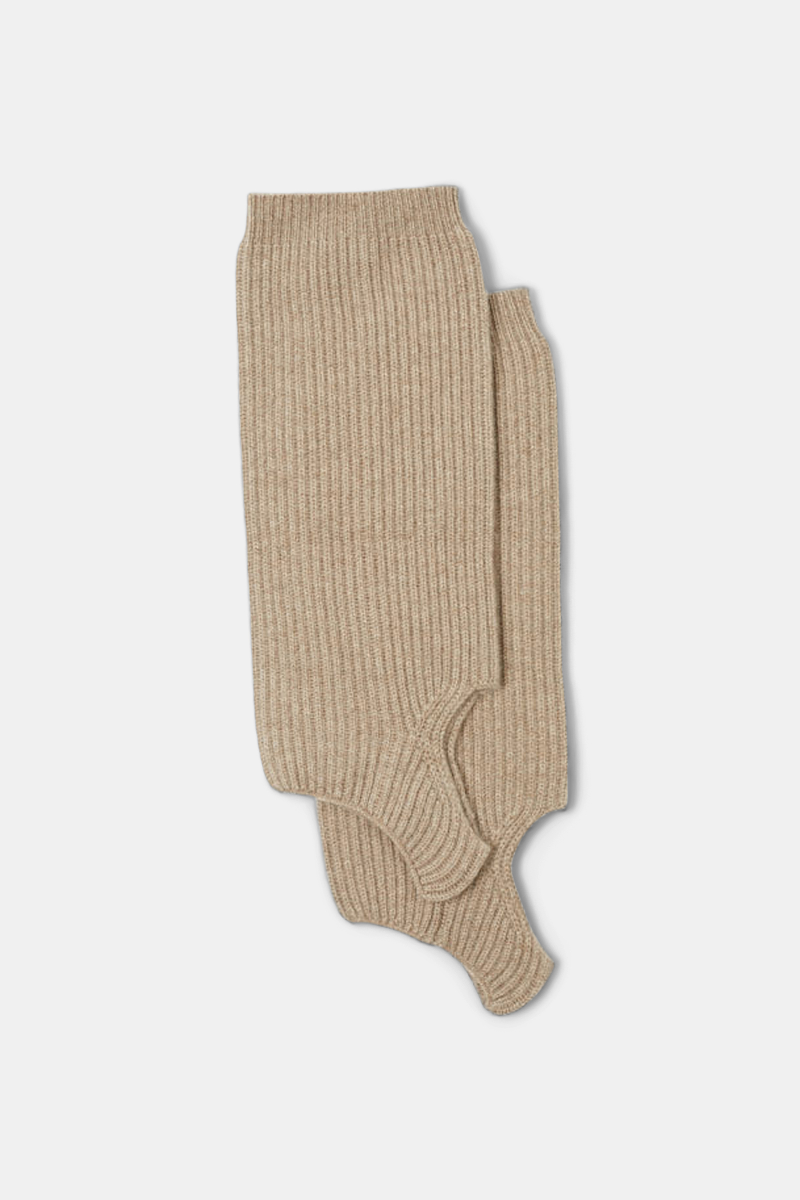 Dorothee Schumacher LEGWARMERS AUS KASCHMIR heather biscuit