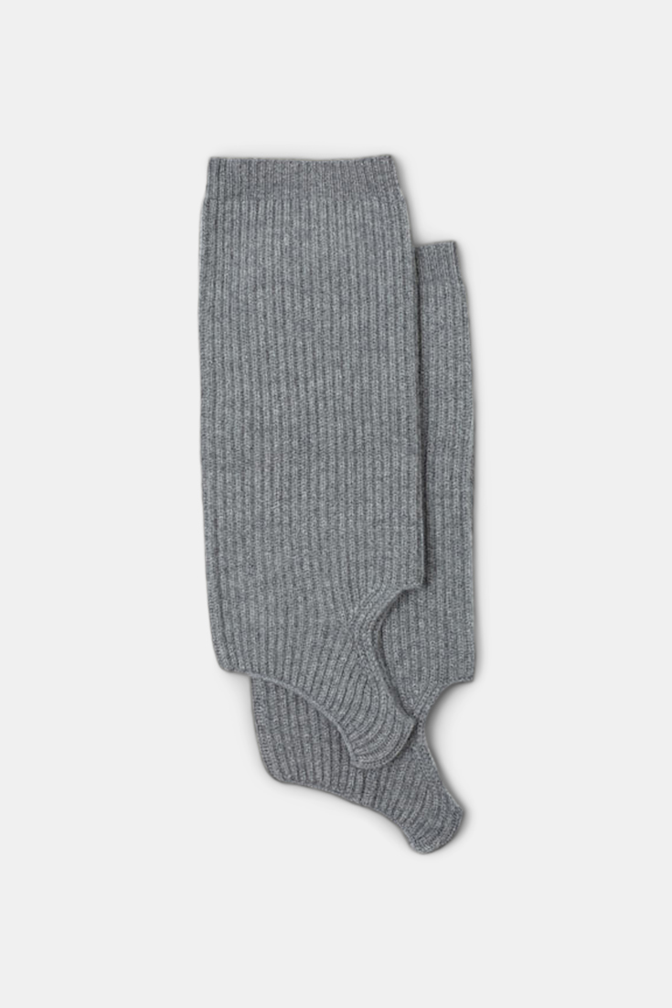 Dorothee Schumacher LEGWARMERS AUS KASCHMIR heather grey