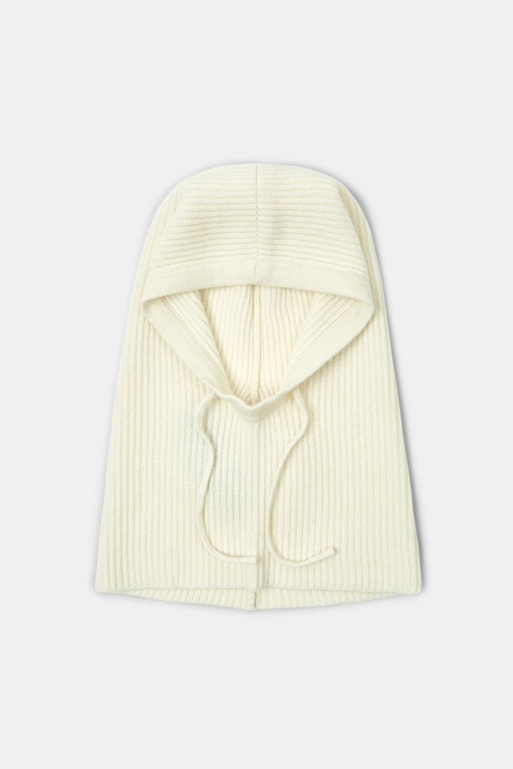 Dorothee Schumacher CASHMERE HOOD camellia white