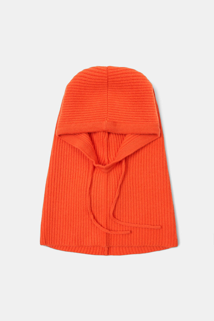 Dorothee Schumacher CASHMERE HOOD impulsive orange
