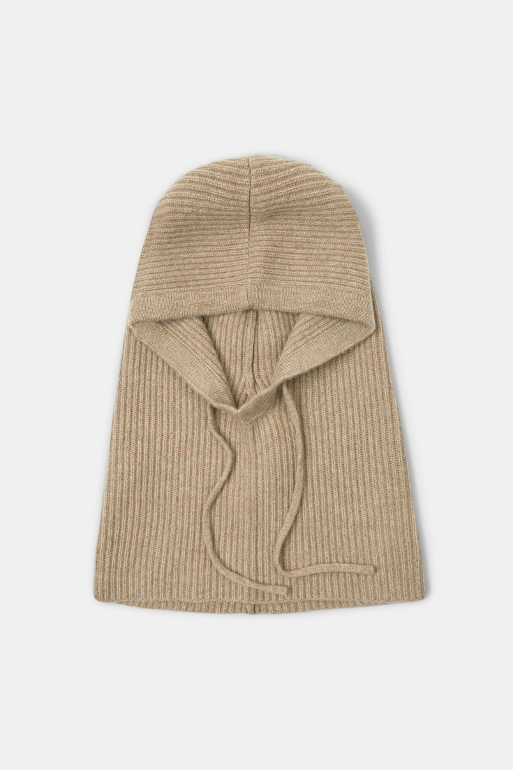 Dorothee Schumacher CASHMERE HOOD heather biscuit