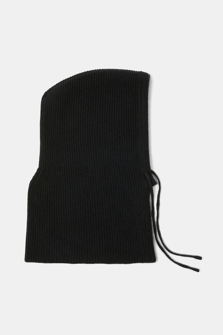 Dorothee Schumacher CASHMERE HOOD pure black