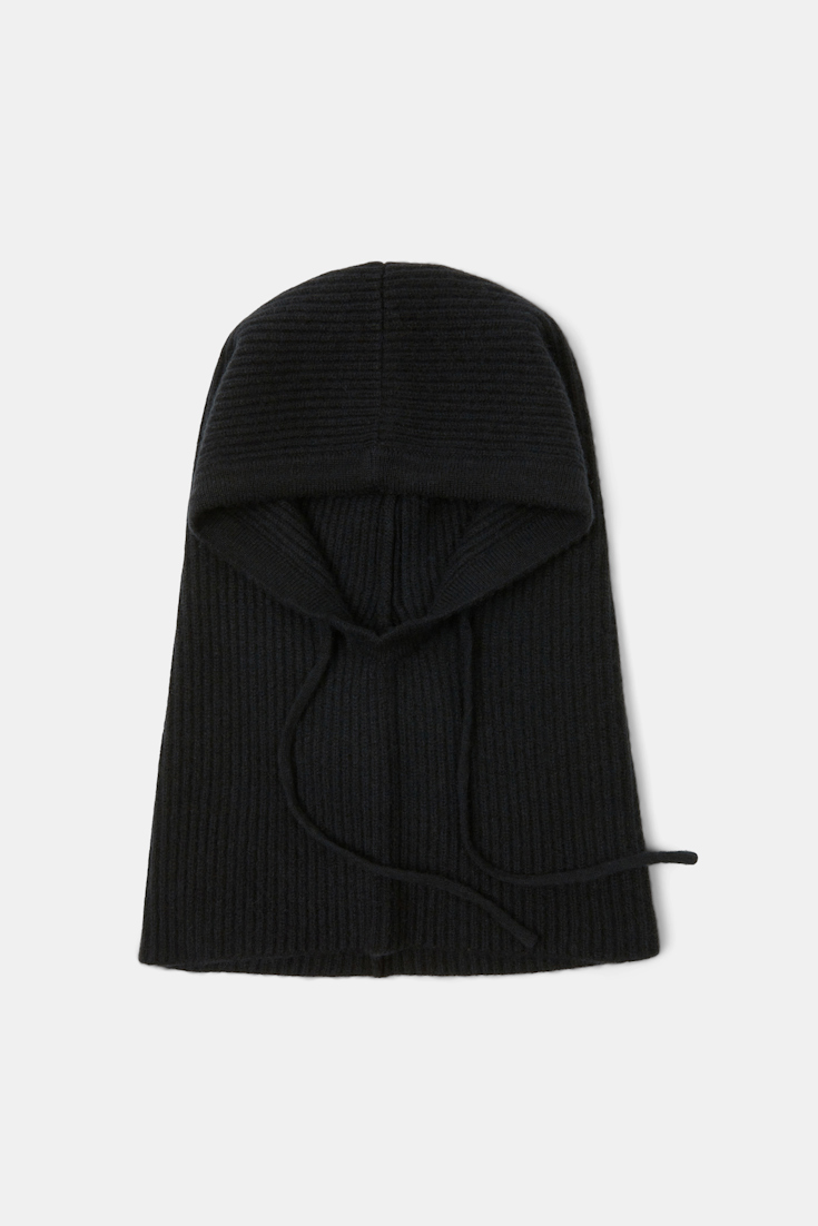 Dorothee Schumacher CASHMERE HOOD pure black