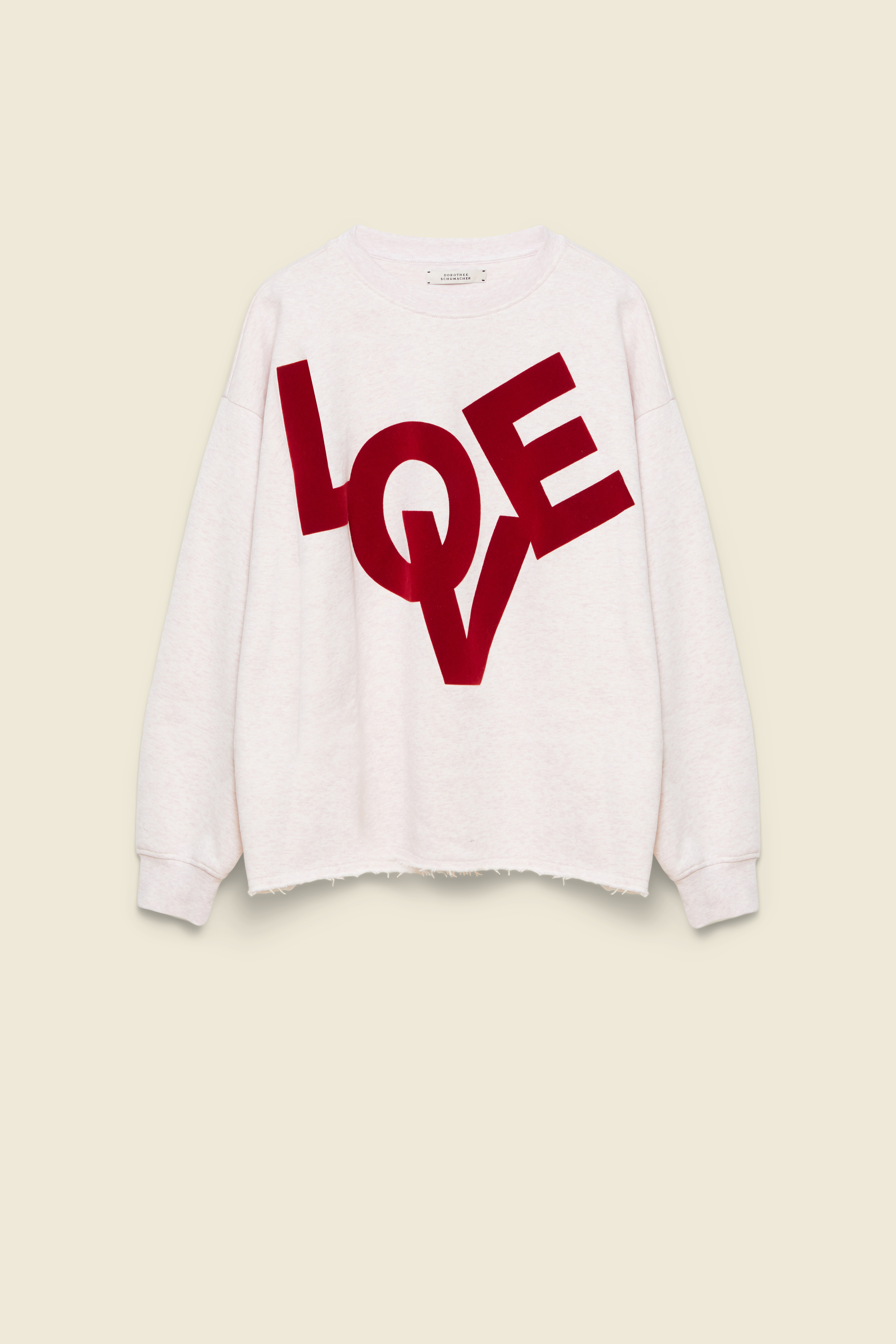 Dorothee Schumacher Power Of Love Sweatshirt In Basic