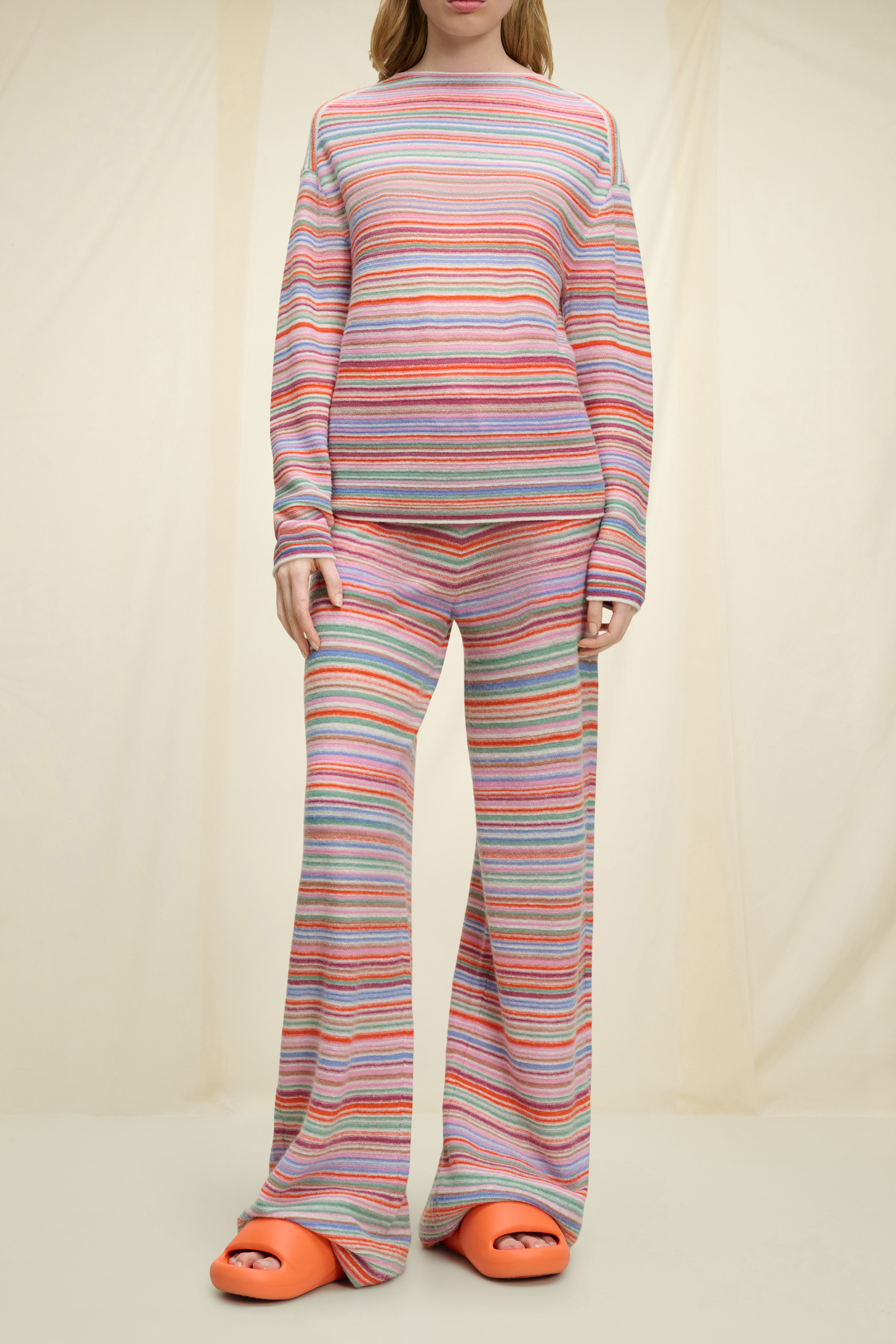 STRIPED SOFTNESS pants