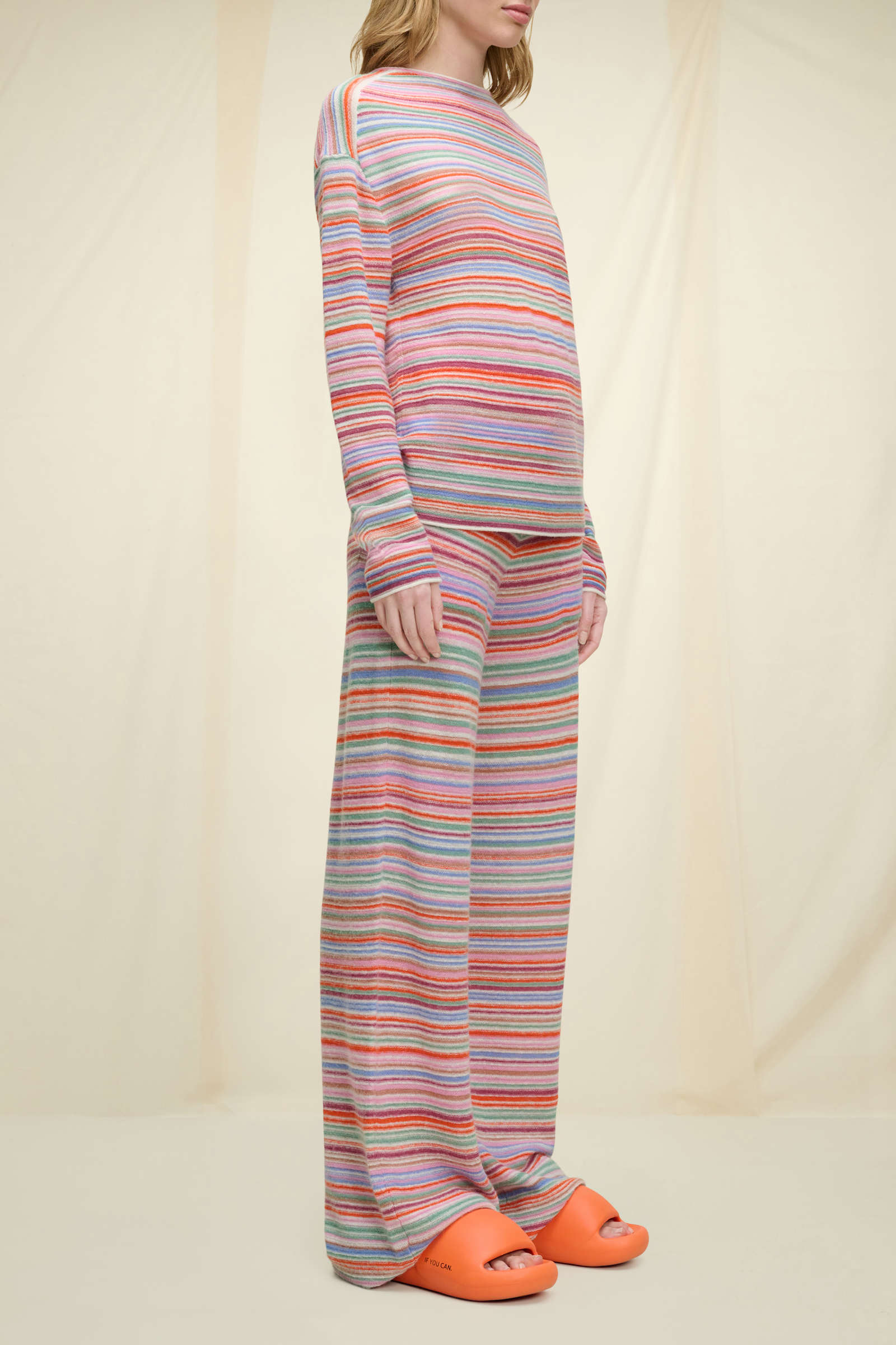 STRIPED SOFTNESS pants